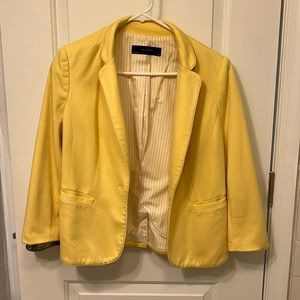 Yellow Blazer The Limited